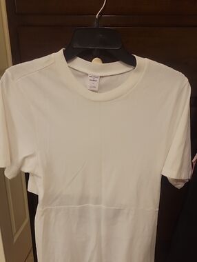 NWOT Melrose and Market White Short-Sleeve Open Back Dress Size XS